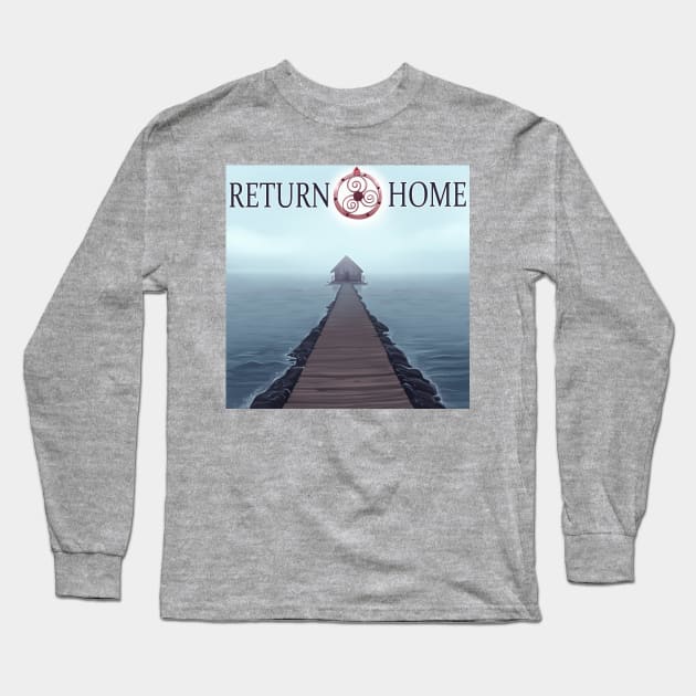 Return Home Logo Image Long Sleeve T-Shirt by Return Home Podcast